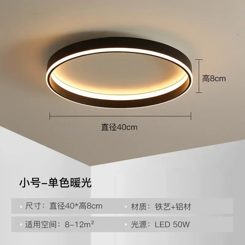Circular LED Ceiling Lights for Home Decor and Indoor Lighting