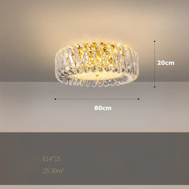 Gold LED Chandelier 2025 New Trend for Living Room