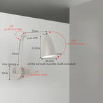 Afralia™ Swing Long Arm Iron Art LED Wall Light - Nordic Minimalism Bedroom Living Room Lampara Pared