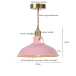 Blue Iron Art LED Pendant Light, Nordic Modern Style for Home and Commercial Spaces