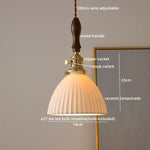 Ceramic LED Pendant Light Nordic Modern Hanging Lamp for Home Decor