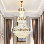 Crystal Chandelier: Postmodern Light Luxury for Hotel Lobby, Villa, and Duplex Floors