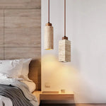 Travertine LED Pendant Lamp for Home Decor and Lighting Applciation