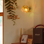 Grey Glass LED Wall Lamp for Home Decor and Lighting