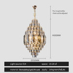 Lazzo Crystal Modern Chandelier