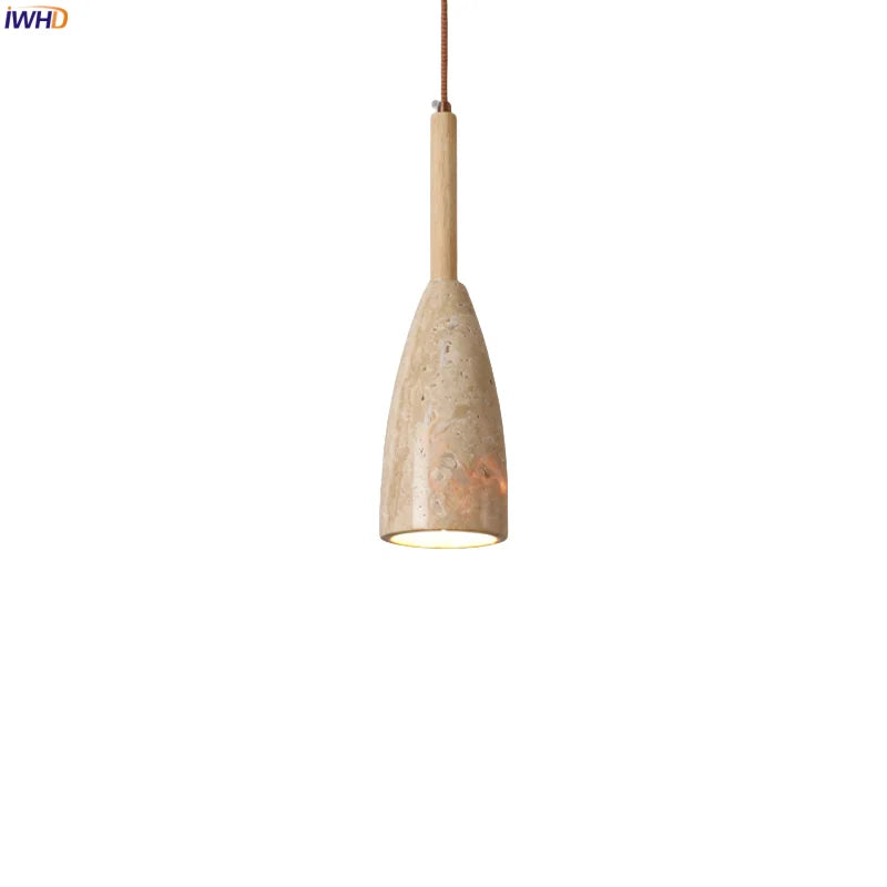 Travertine LED Pendant Lights for Modern Home Decor
