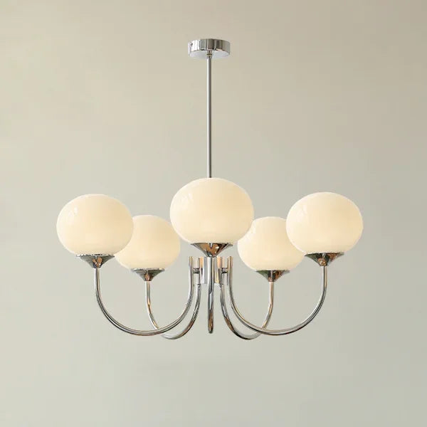 Glass Ball Chandelier Pendant Light for Living Dining Room