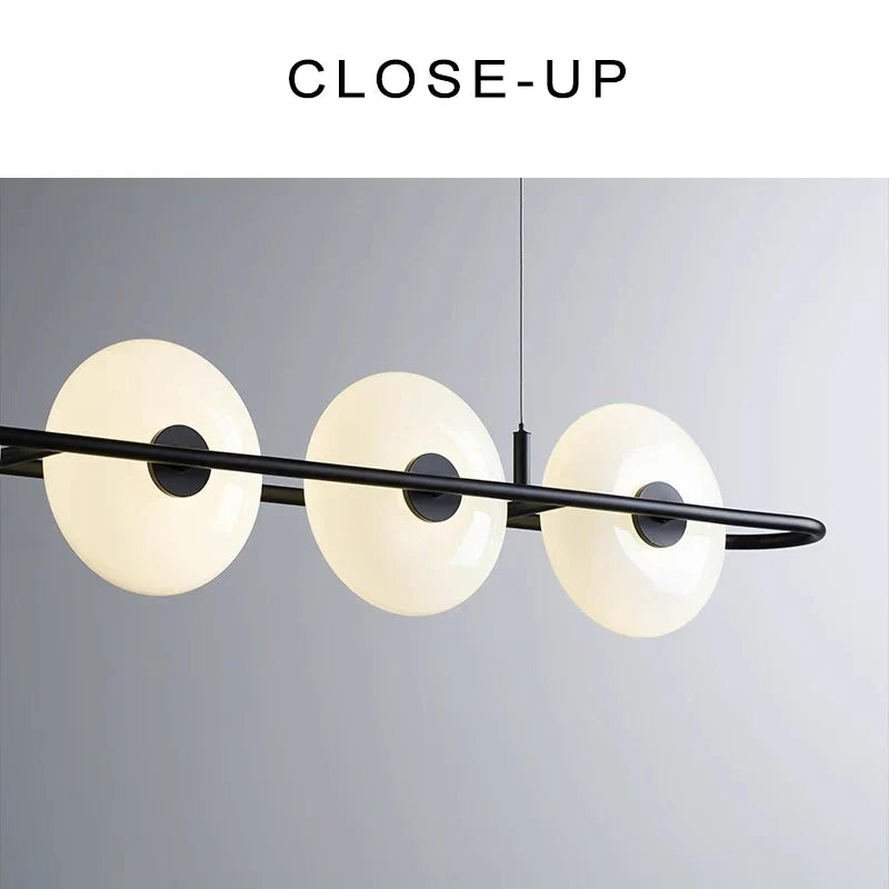 Luxury Aluminum Glass Pendant Light 2025 for Dining Room & Bar Decor.