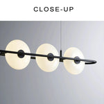 Luxury Aluminum Glass Pendant Light 2025 for Dining Room & Bar Decor.