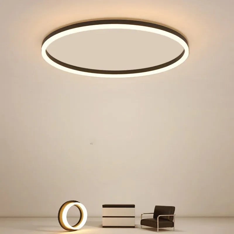 Circular LED Ceiling Lights for Home Decor and Indoor Lighting