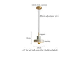 Nordic Marble LED Pendant Lighting for Modern Home Decor