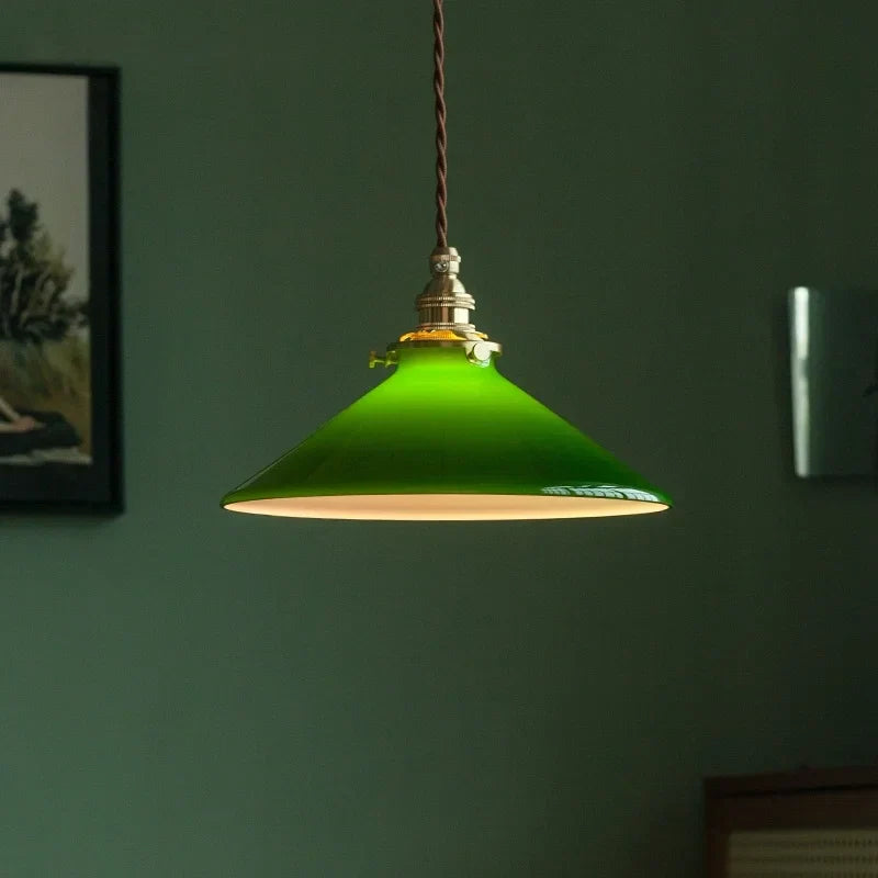Japanese Glass LED Pendant Lamp for Cafe, Loft, Restaurant, Living Room, Kitchen