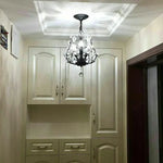 Afralia™ Crystal Chain Pendant Chandelier LED Lights for Indoor Decor