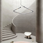 LED Square Sensor Chandelier for Living Room Lighting