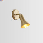 Nordic Copper LED Wall Lights Up Down Rotate Modern Stair Fixture