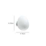Glass Egg Wall Sconces Lamp Ceiling Light with E27 Led Bulb