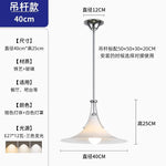 French Medieval LED Iron Art Glass Pendant Lights for Home Decor