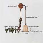 LED Yellow Travertine Stone Wall Lamp - Nordic Modern Stair Light