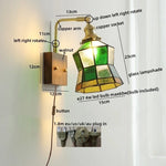 Nordic LED Glass Wall Lamps for Bathroom Living Room Bedroom Stair Light Fixtures