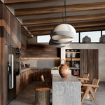 Wabi-Sabi Resin Suspension Chandelier for Living Room Bedroom - Ceiling Hanging Lamp