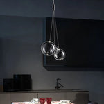 Bubble Glass Chandeliers Pendant Lights for Kitchen Island and Dining Room