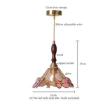 Butterfly Glass LED Pendant Light for Bedroom and Living Room