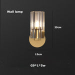 Crystal Black Gold Luxury LED Hanging Pendant Light for Living Room