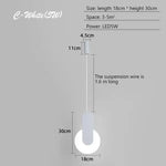 Nordic Luxury Black Bedroom Pendant Lamp Bedside Decoration Light