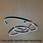 Geometric Circle Rings LED Pendant Light Fixture