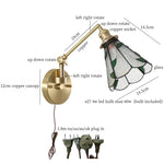 Afralia™ Glass LED Wall Lights Bathroom Mirror Loft Living Room Bedroom Lamp