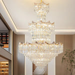 Crystal Duplex Chandelier: Post-Modern Luxury Living Room Club Villa Lighting