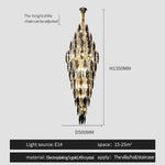 European Duplex Crystal Chandelier for Elegant Luxury Living