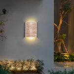 Yellow Travertine LED Wall Light Sconces for Living Room Home Decor