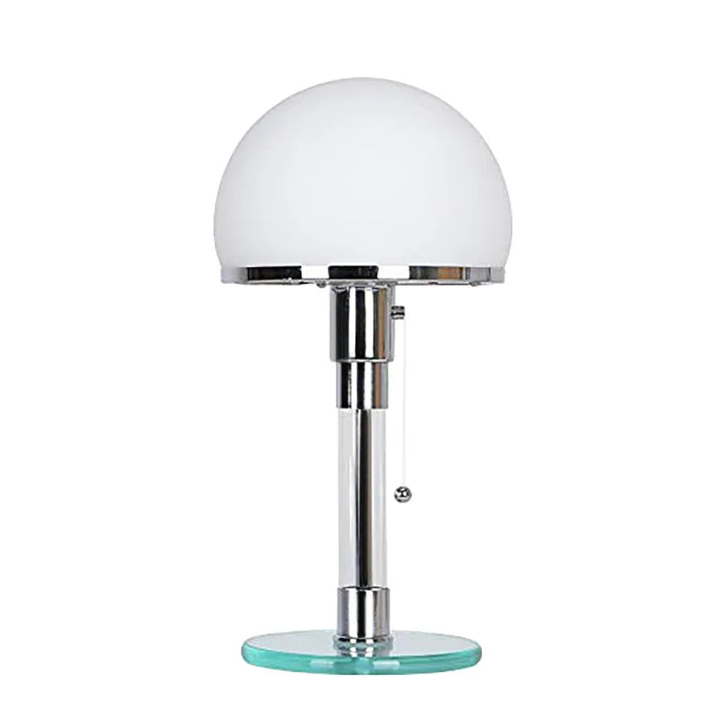 Bauhaus Glass Ball Desk Lamp E27 Bulb