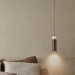 Iron LED Pendant Light Fixture for Home Living Room, Restaurant Yellow Travertine Ball Hang Lamp