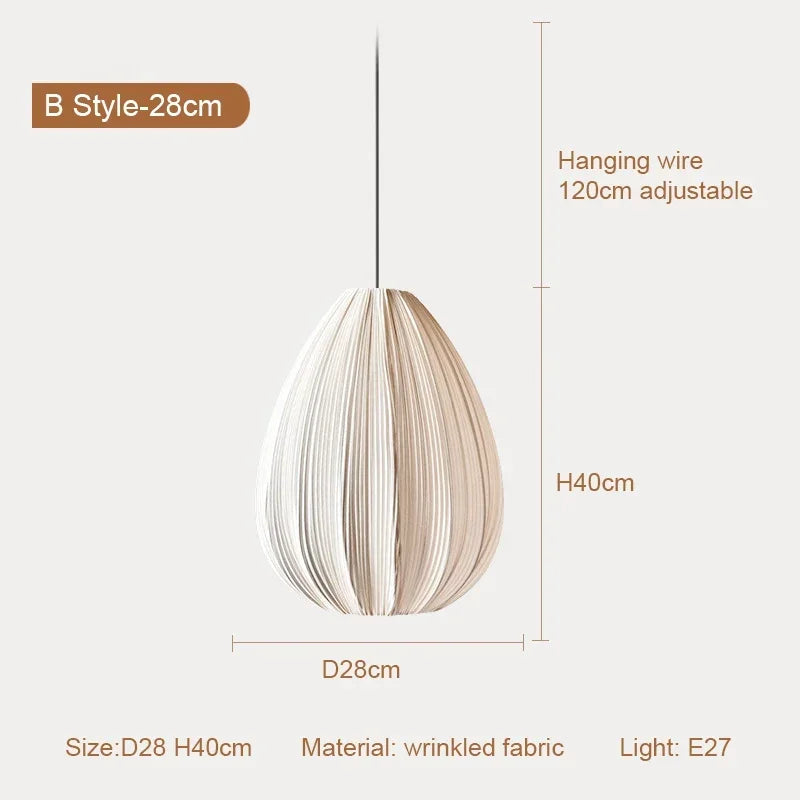 Fabric LED Pendant Lights Bar Chandelier Dining Room Decor Lighting