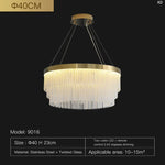Crystal Pendant Light - Luxury Nordic Lamp for Home and Restaurant
