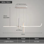 Modern LED Dining Room Chandelier for Minimalist Dining Tables and Bars