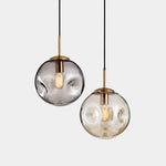 Modern Glass Pendant Chandelier Ceiling Lamp for Dining, LED Island Fixture