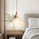 Yellow Travertine LED Pendant Lamps - Wabi Sabi Home Decor & Lighting