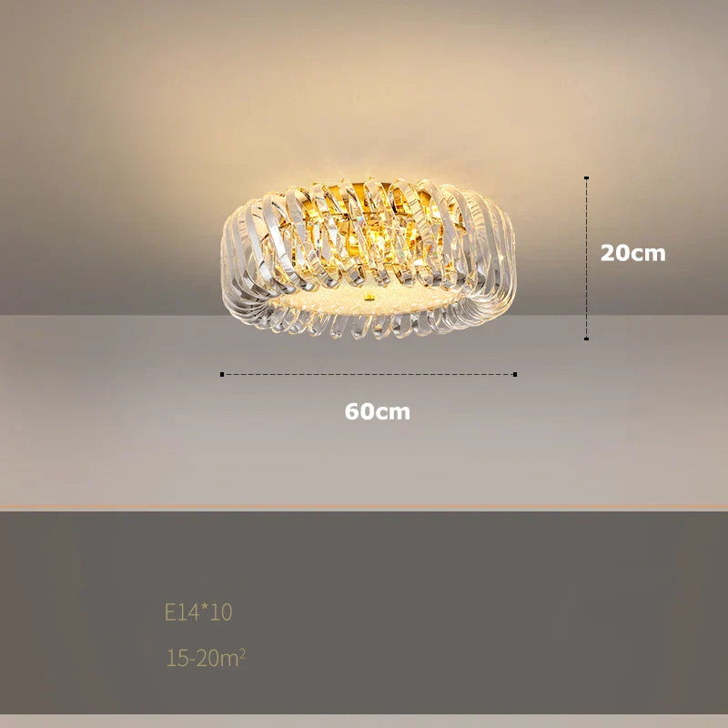 Gold LED Chandelier 2025 New Trend for Living Room