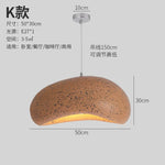 Minimalist Resin Pendant Light: Modern Nordic Chandelier for Restaurant and Bar Counter