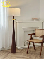 LED Iron Art Floor Lamp | Wabi-sabi Minimalist Design for Living Room, Bedroom