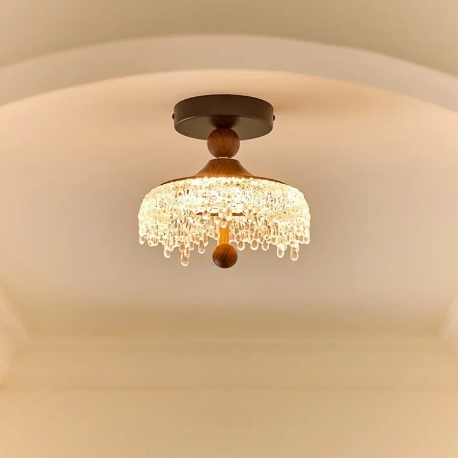 Afralia™ Water Drop Acrylic LED Ceiling Light - Modern Luxury Flush Mount Fixtures