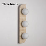 Natural Travertine Stone LED Wall Lamp