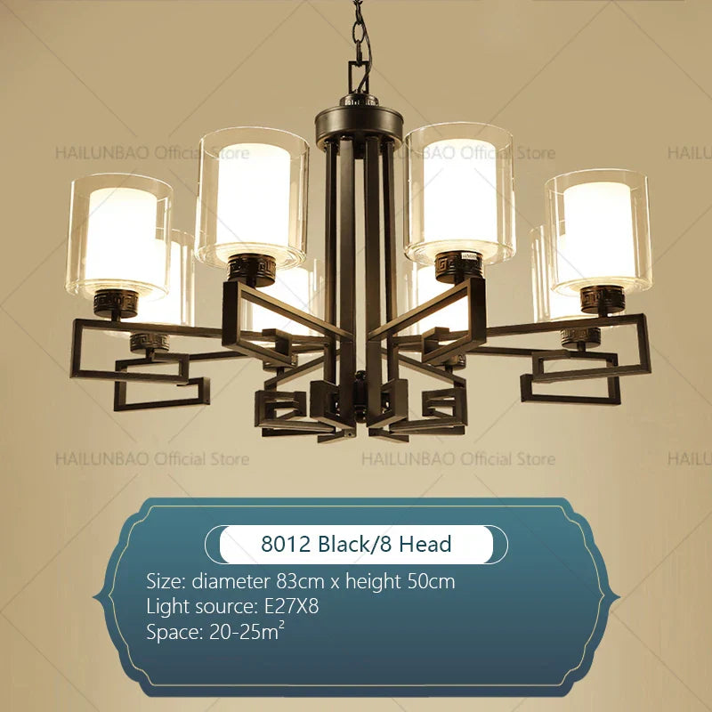 Chinese Style Luxury Living Room Chandelier for Elegant Homes