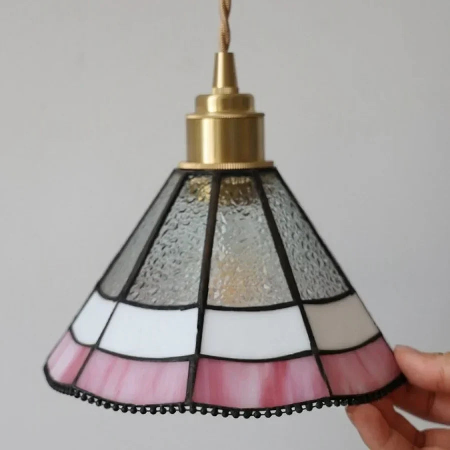 Tiffany Glass Wall Sconce LED Light for Modern Decor