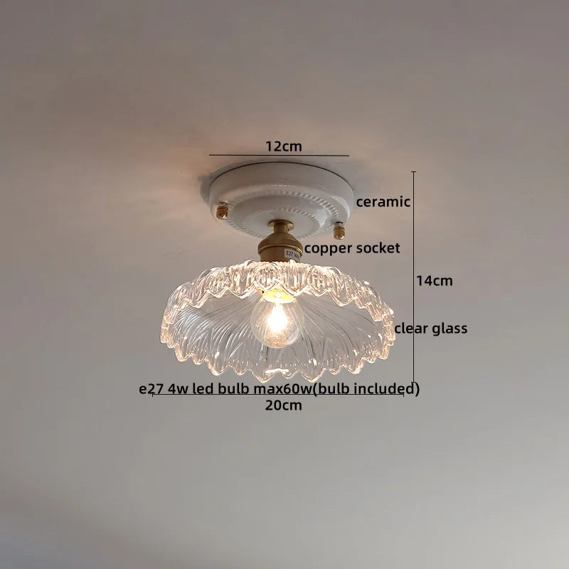 Ceramic LED Ceiling Light for Modern Home Decor & Lighting