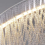 Cadena Tassel Modern Ring Chandelier