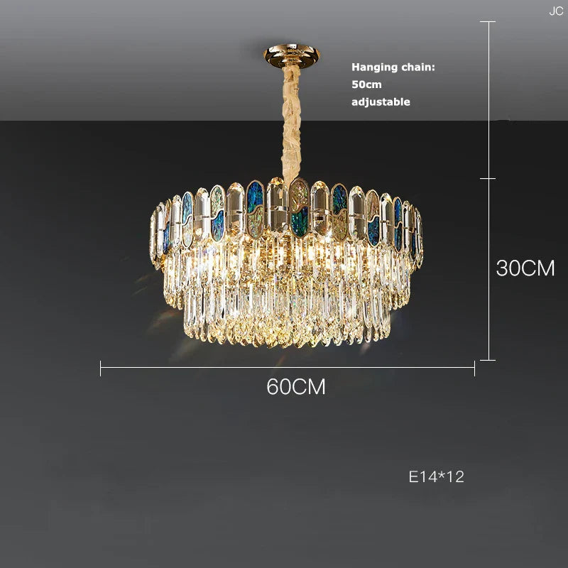 Crystal Chandelier LED Lighting for Living Room